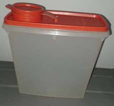 Vintage Tupperware Cereal Saver Classic Shear 459-20 Red Lid 470-19, 471-12 - £6.29 GBP