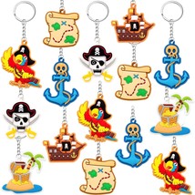30 Pcs Pirate Party Keychain Pirate Party Decorations Favors Halloween P... - £15.62 GBP