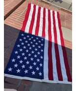 Vintage Valley Forge Co US American 50 Star Flag Stitched 50 x 112 inches - $108.90