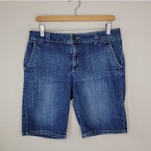 Liz Claiborne | Denim Jean Bermuda Shorts, size 6 - $13.55