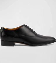 Gucci Men&#39;s Adel Double G Leather Oxfords - £602.94 GBP