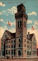 1908-1918  ACMEGRAPH POSTCARD- POST OFFICE, SIOUX CITY, IOWA BK62 - $5.45