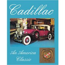 Cadillac The American Classic tin4037 Book Large Color DOLLHOUSE Miniature - $9.82