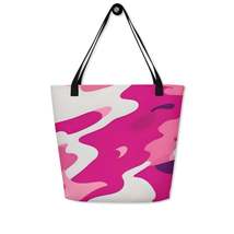 Autumn LeAnn Designs® | Deep Pink Camouflage Large Tote Bag - $38.00