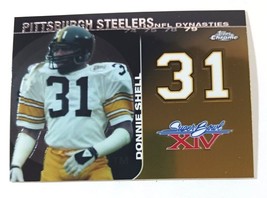 Donnie Shell 2008 Topps Chrome Nfl Dynasties Tribute #DYNC-DSH Hof - $1.89