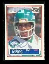 Vintage 1983 Topps Football Trading Card #345 Johnny Lam Jones New York Jets - £3.93 GBP