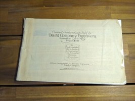 Baird Company Engravers Kansas City Mo Official Photographer Frank C Rogers Book - £237.10 GBP