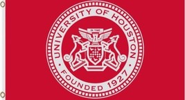 Houston Cougars Team Sport Flag 3X5ft Banner Polyester with 2 Brass Grom... - $16.00