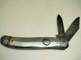 Imperial All Metal Pocketknife Folding 2 Blade USA Providence, RI Vintage - £8.37 GBP