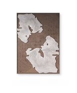 interoknack Minimalist 3D Relief Sculptural Wall Art  Hand-Painted Abst... - €854,94 EUR