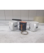 Denver Broncos Mini Coffee Cup Mugs, Set of 3 Vintage NFL Miniature Cup ... - £6.95 GBP