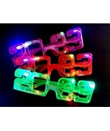 1Pr - Christmas New Year Digit 2023 LED Glasses Light Up Party Sunglasses - $244.37 MXN