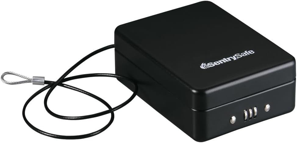 Sentrysafe Small Safe, Black Lock Box With Combination Lock For Office, ... - $32.98