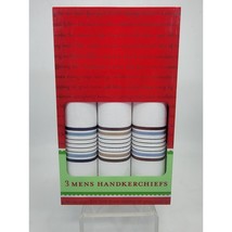 Box of Pierre Cardin 100% Cotton, 3 Men&#39;s Fine Handkerchiefs, Sealed New... - $15.97