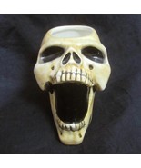 Vintage Screaming Skull Mug 3D Figural Tankard Halloween Skeleton Head V... - £19.68 GBP
