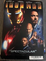 Ironman BLOCKBUSTER VIDEO Exclusive BACKER CARD 5.5&quot;X8&quot; NO MOVIE - $14.50