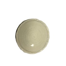 Tracy The Octavia Hill Collection Salad Plate Beige Tan Rope Braid Trim ... - $29.69