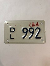  Utah Dealer Motorcycle License Plate # DL 992 - $165.52
