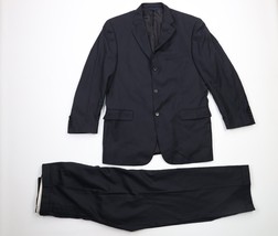 Burberry London Bond Street Pinstriped Wool 2 Piece Suit Mens 41R 34x30 ... - $197.95