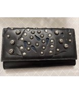 Patricia Nash Stud Link Terresa Wallet Black Italian Leather Style P380143 - €76,23 EUR