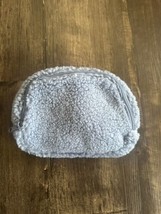 Sherpa Fleece Belt Bag Fanny Pack Waist Pouch Powder Blue Brand New - €8,25 EUR