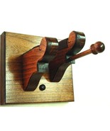 Cherry Wood Violin &amp; Bow Hanger Wall Mount Stringed Instrument Display - $464.68 MXN