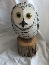 Richard Morgan The Painted Bird Carved Bird Decoys Snow Owl - £157.69 GBP