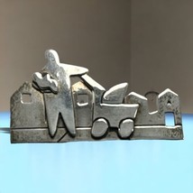 925 Sterling By &quot;Far Fetched&quot; Mexico Mom Mother With Baby Stroller Brooch - £41.11 GBP