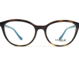 Vogue Eyeglasses Frames VO 5037 2393 Brown Blue Round Full Rim 51-17-140 - £45.38 GBP