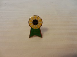 WIBC Achievement Award Pin Back Bowling Award Yellow with Green - £9.50 GBP