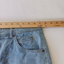 Gloria Vanderbilt Skort Women's Size 12 Blue Denim Utility Pockets Mini Casual image 8