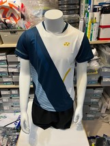 Yonex Men&#39;s Badminton T-Shirts Sports Top Apparel Navy [US:XS/2XL] Nwt 223TS029M - £35.34 GBP