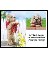 NEW 14" Tall Resin Standing Indoor Outdoor Peeping Puppy Dog Statue/Scul... - €31,16 EUR NEW 14" Tall Resin Standing Indoor Outdoor Peeping Puppy Dog Statue/Scul... - €31,16 EUR