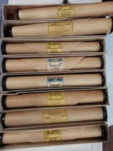 Vintage Vocalstyle Player Piano Rolls, lot of 8 - £54.74 GBP