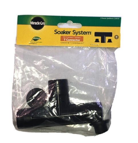 Miracle-Gro Soaker System EZ-Connect 3/8 in. Male T Connector-BRAND NEW-SHIP24HR - $14.73