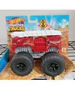 Hot Wheels Monster Trucks Roarin Wreckers 5 Alarm 1:43 Scale Fire Truck ... - €10,04 EUR