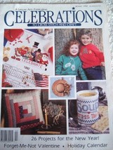 CELEBRATIONS TO CROSS STITCH AND CRAFT MAGAZINE WINTER 1992 LEISURE ARTS... - $73.79 MXN