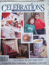 Celebrations To Cross Stitch And Craft Magazine Winter 1992 Leisure Arts 26 Proj - £3.10 GBP