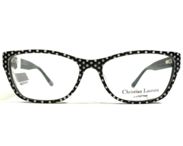 Christian Lacroix Eyeglasses Frames CL1015 009 Black White Polka Dot 52-15-135 - $69.29