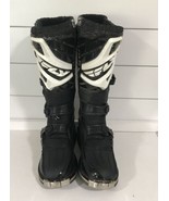 Fly Racing Maverick Motocross Boots Size 7 Black &amp; White MX Men’s Adult ... - £75.68 GBP