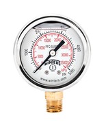 Winters 2&quot; Dial Size Liquid Filled Industrial Pressure Gauge Brass Inter... - £22.44 GBP