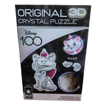 Disney 100 Platinum Be Puzzled Marie Aristocats Original 3D Crystal Puzzle New - £22.52 GBP