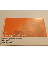 NOS AMF Harley XL 1000 XLCH 1000 1978 Owners Manual Sportster Ironhead 9... - €20,39 EUR