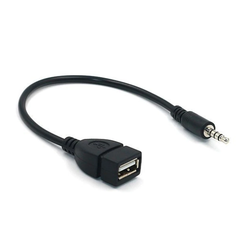 3.5mm Male o AUX Jack B 2.0 Type A Female OTG Converter Adapter Cable Car Access - £42.18 GBP