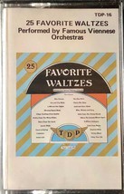 &quot;25 FAVORITE WALTZES&quot; Performed by Famous Viennese Orchestras Cassette T... - £3.83 GBP