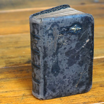 Antique Pocket PRAYER BOOK - Tooled Leather - Jesus mein alles - Germany 1900 - £29.54 GBP