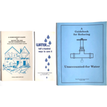 Water Conservation Booklets by The Texas Water Development Board vintage 1980s - £6.86 GBP