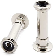 Signature Hardware 418109 Wall-Mount Coupler, Set of 2 - Polished Nickel - £28.32 GBP