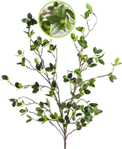 Artificial Plant 43.3 Inch Green Branches Leaf Shop Garden Office Home Decoratio - £20.62 GBP