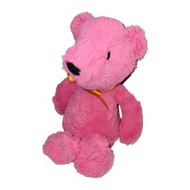 The Children&#39;s Place 12&quot; Plush Teddy Bear Pink Orange Ribbon Easter Sewn eyes - £7.67 GBP